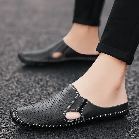 Men’s Leather Slippers 103