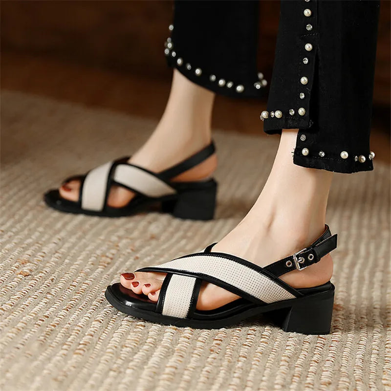 Women’s Heels DERİ SANDALET 138