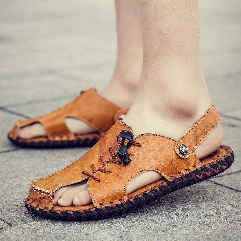 Men’s MYK74 Leather Sandals