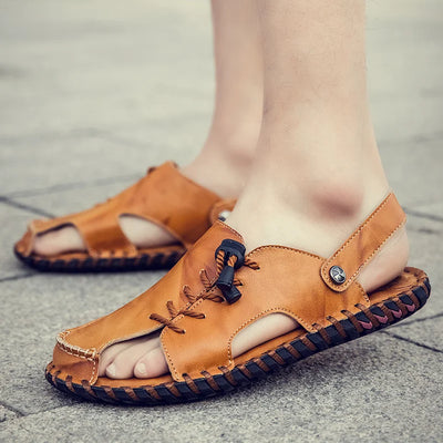 Men’s MYK74 Leather Sandals