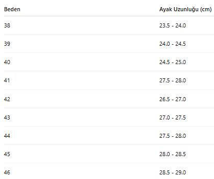 ERKEK AYAKKABI 265