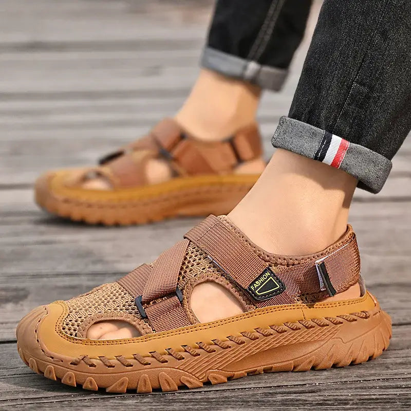 Men’s Leather Sandals 116