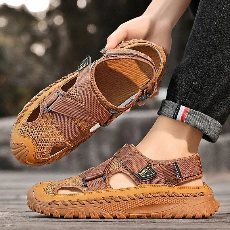 ERKEK DERİ SANDALET 116