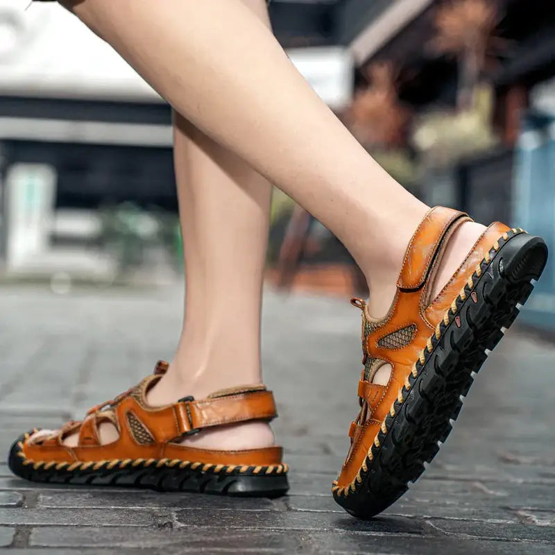 Men’s Leather Sandals 114