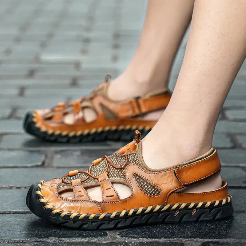 Men’s Leather Sandals 114