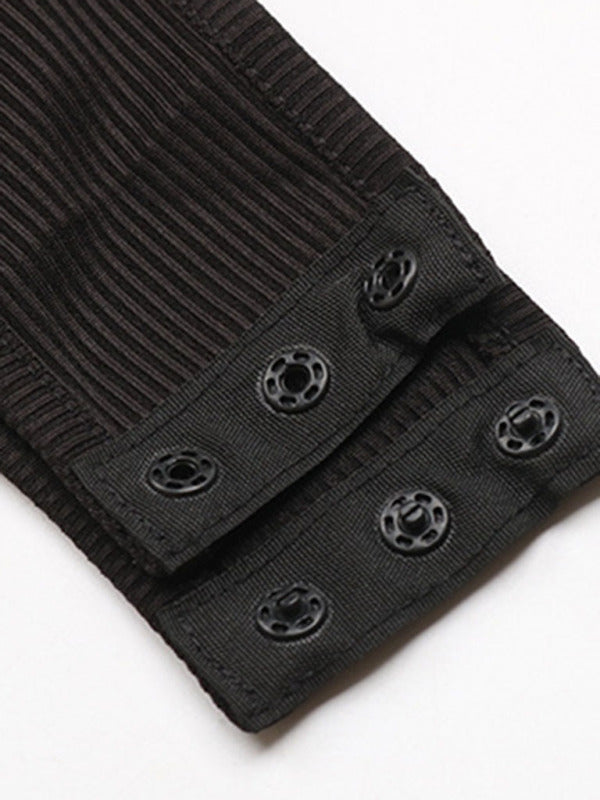 Şık V-Yaka Pileli Düşük Omuzlu Bayan Bodysuit
