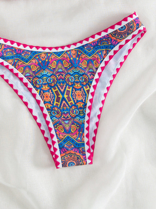 Yeni Sezon Kadınlar İçin Şık Tığ İşi Halter Bikini