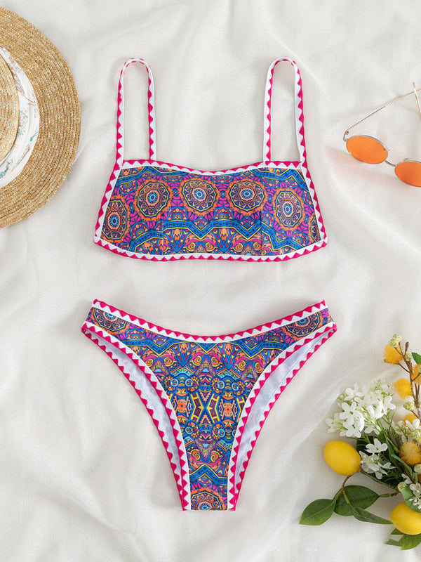 Yeni Sezon Kadınlar İçin Şık Tığ İşi Halter Bikini
